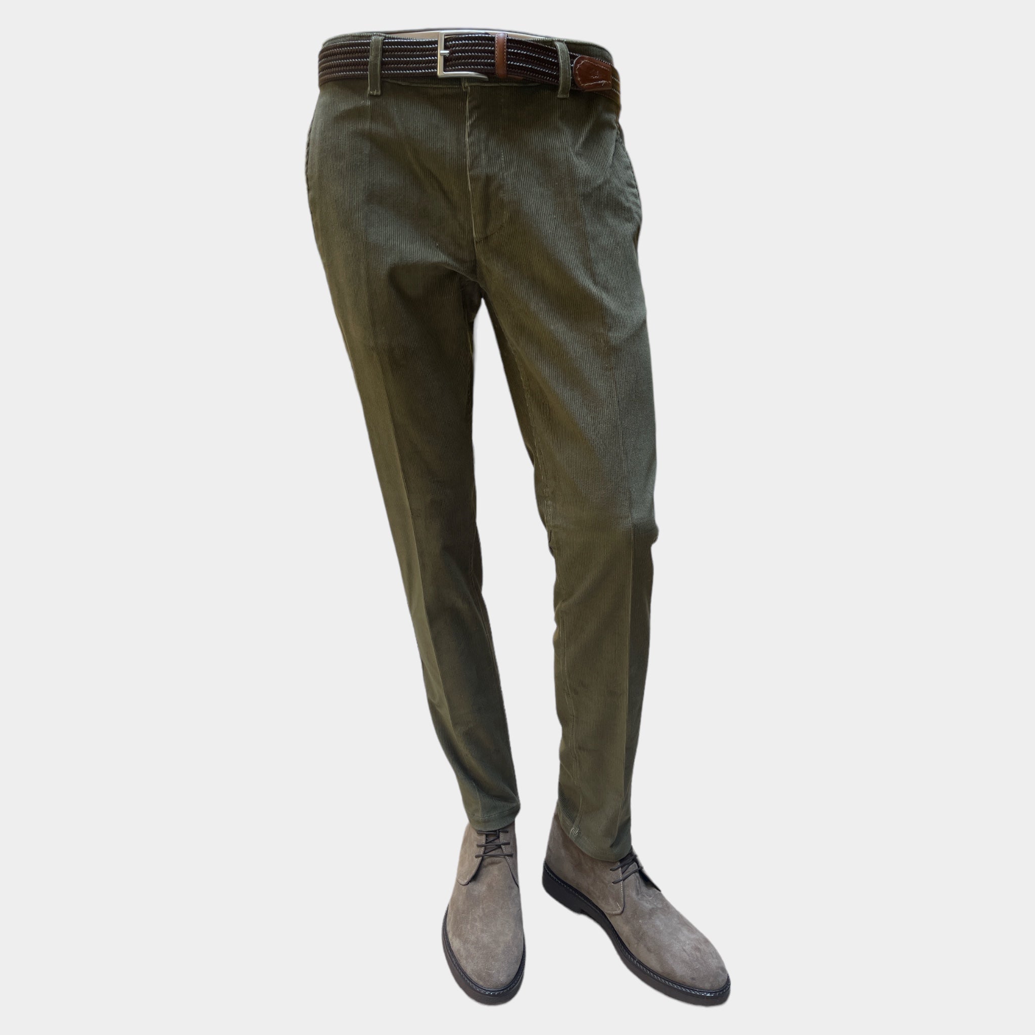 Pantalone Uomo Chinos Velluto Mille Righe